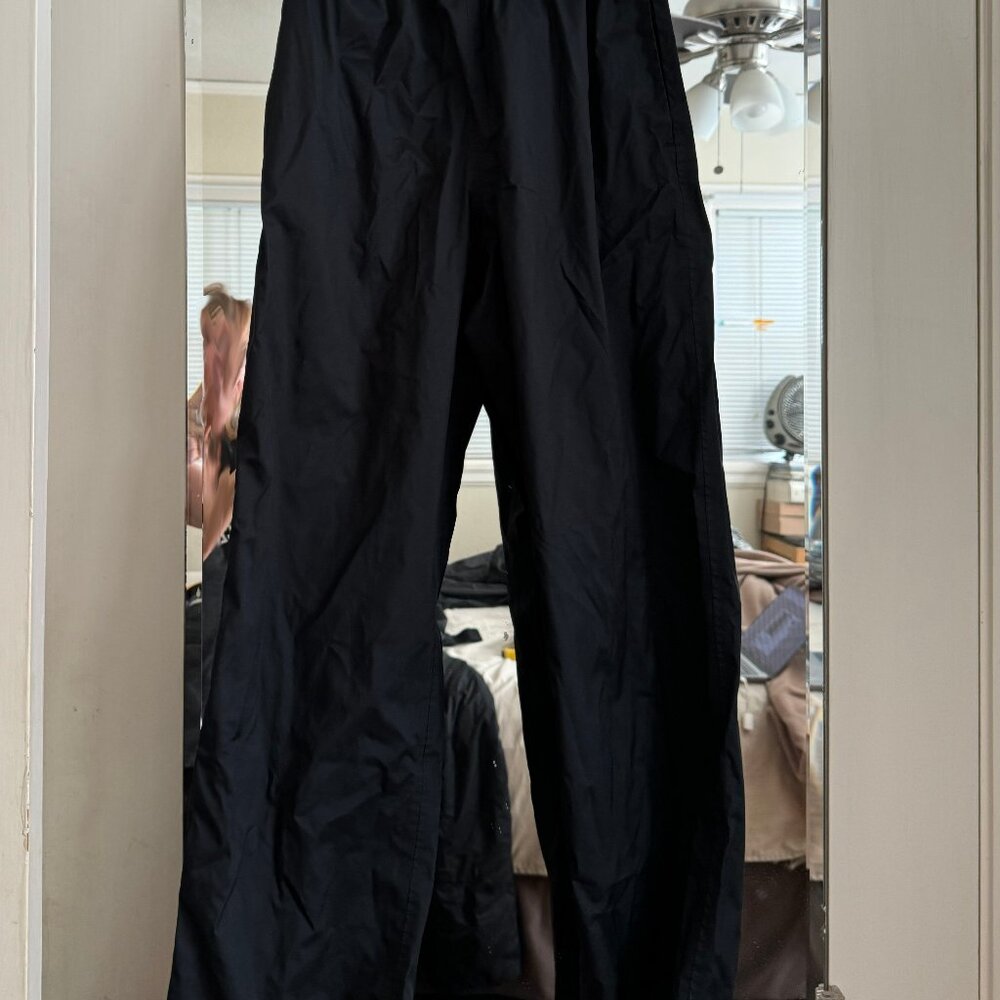 Columbia Titanium Kids Unisex Boy Girl Black Rain Nylon Pants Sz. M